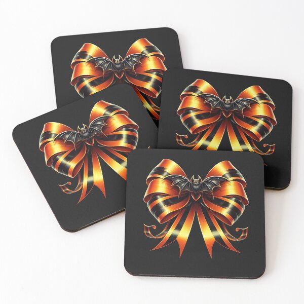 Item preview, Halloween Orange and black Coquette Bow designed and sold by ABMO-store.