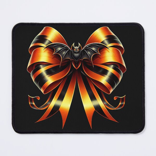 Item preview, Halloween Orange and black Coquette Bow designed and sold by ABMO-store.