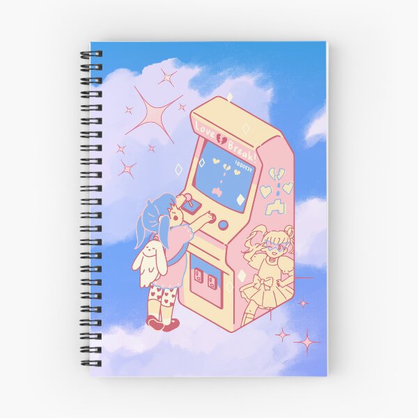 Item preview, Kawaii Anime Girl Playing Arcade Games designed and sold by bowsbotanicals.