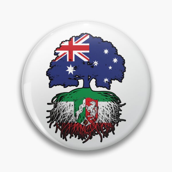 Item preview, North Rhine-Westphalia Nordrhein-Westfalen Australian Australia Tree Roots Flag designed and sold by FlagX.