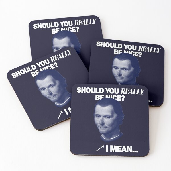 Item preview, Should you Really be Nice? (blue) designed and sold by feiapparel.