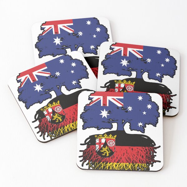 Item preview, Rhineland-Palatinate Rheinland-Pfalz Australian Australia Tree Roots Flag designed and sold by FlagX.