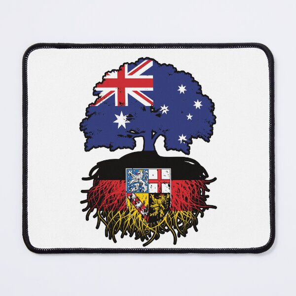 Item preview, Saarland Saarlander Australian Australia Tree Roots Flag designed and sold by FlagX.
