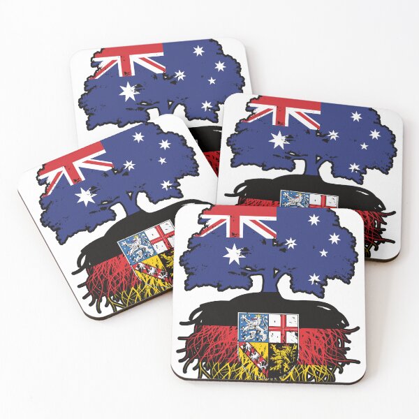 Item preview, Saarland Saarlander Australian Australia Tree Roots Flag designed and sold by FlagX.