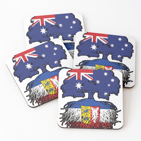Item preview, Schleswig-Holstein Schleswig-Holsteiner Australian Australia Tree Roots Flag designed and sold by FlagX.