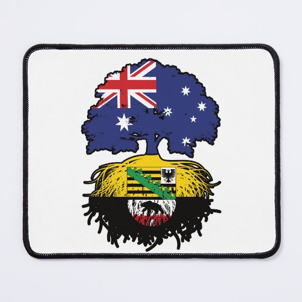 Item preview, Saxony-Anhalt Saxon Australian Australia Tree Roots Flag designed and sold by FlagX.
