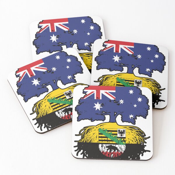 Item preview, Saxony-Anhalt Saxon Australian Australia Tree Roots Flag designed and sold by FlagX.