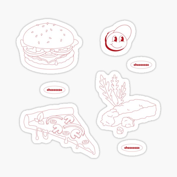 Part de pizza au fromage coulant Sticker