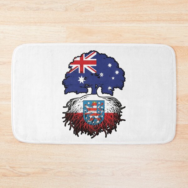 Item preview, Thuringia Thuringian Australian Australia Tree Roots Flag designed and sold by FlagX.