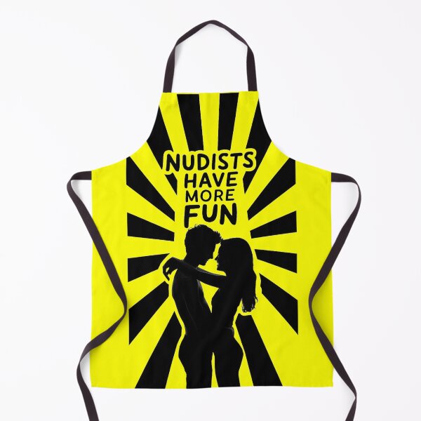 Item preview, Nudists Have More Fun - Unique Eye Catching - Yellow designed and sold by JLEmporium.