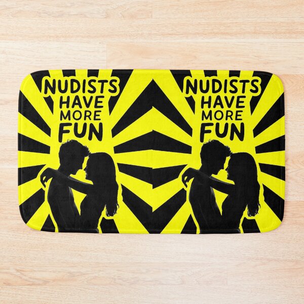 Item preview, Nudists Have More Fun - Unique Eye Catching - Yellow designed and sold by JLEmporium.