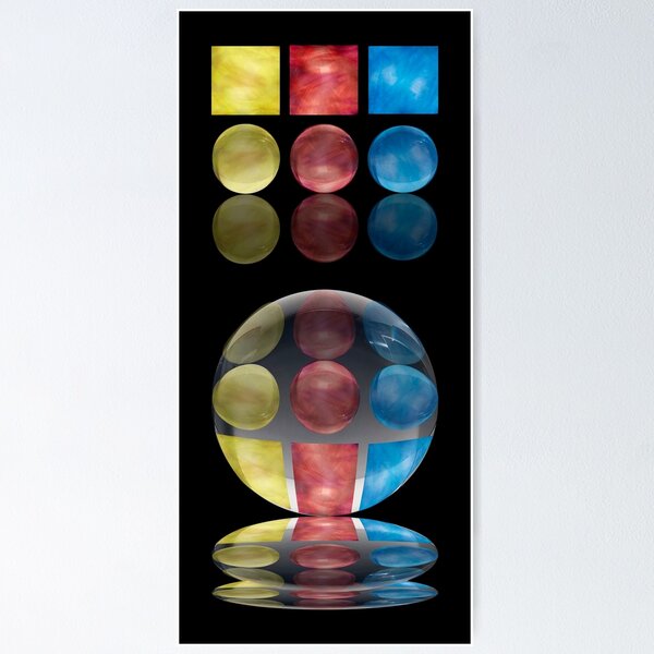 The magic glass Poster