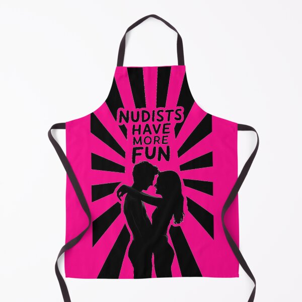 Item preview, Nudists Have More Fun - Unique Eye Catching - Pink designed and sold by JLEmporium.