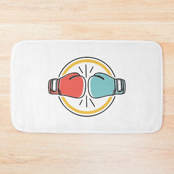 Item preview, Boxing gloves logo that punches each other designed and sold by rasagamastore.