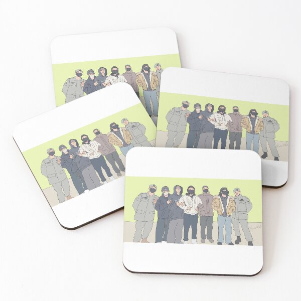 Item preview, Jin Namjoon Taehyung Jimin Jungkook Jhope Suga Yoongi Seokjin V JK Hoseok RM BTS fanart kpop designed and sold by Krasiaart.
