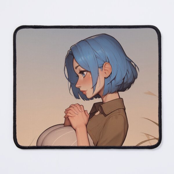 Item preview, Beautiful Girl Praying in the Fields designed and sold by WaifuBrowser.
