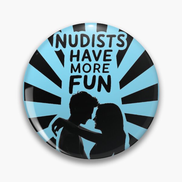 Item preview, Nudists Have More Fun - Unique Eye Catching - LightBlue designed and sold by JLEmporium.