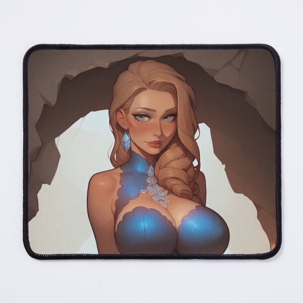 Item preview, Beautifully dressed Anime Girl in a Cave designed and sold by WaifuBrowser.