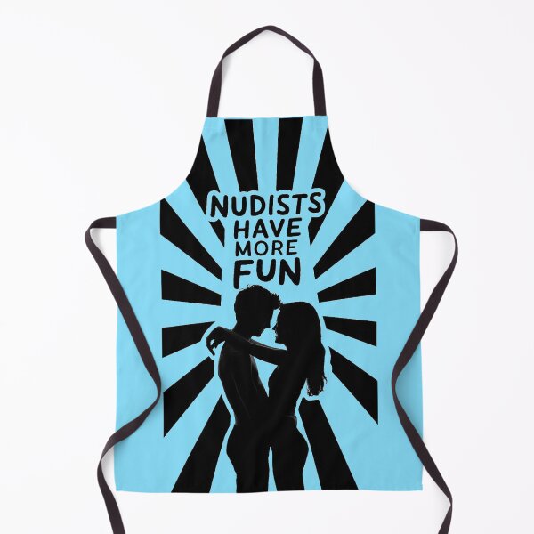 Item preview, Nudists Have More Fun - Unique Eye Catching - LightBlue designed and sold by JLEmporium.