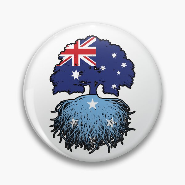 Item preview, Micronesia Micronesian Australian Australia Tree Roots Flag designed and sold by FlagX.