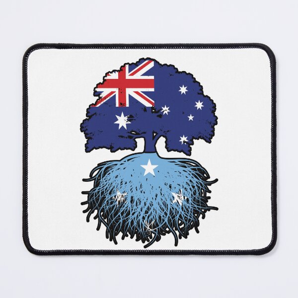 Item preview, Micronesia Micronesian Australian Australia Tree Roots Flag designed and sold by FlagX.