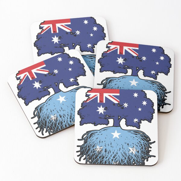 Item preview, Micronesia Micronesian Australian Australia Tree Roots Flag designed and sold by FlagX.
