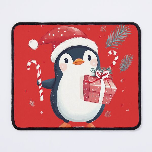 Item preview, Festive Penguin Bringing Holiday Cheer designed and sold by vladocar.