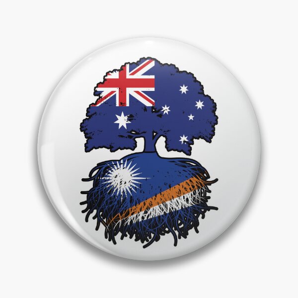 Item preview, Marshall Islands Marshallese Australian Australia Tree Roots Flag designed and sold by FlagX.