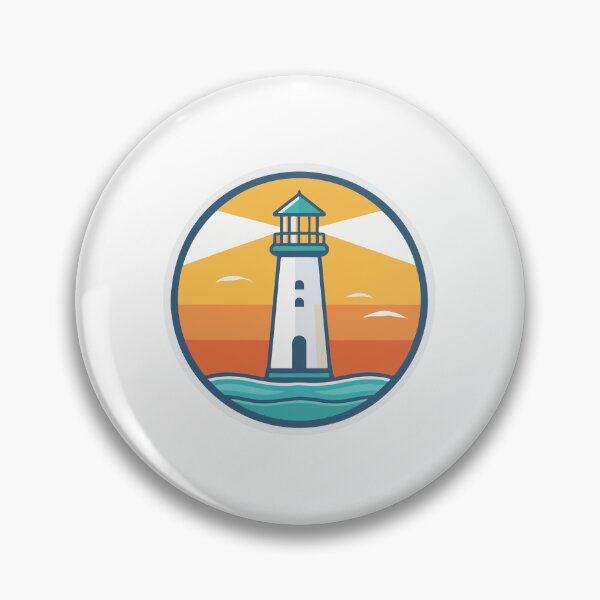 Item preview, Illustration of a modern lighthouse circle emblem logo designed and sold by rasagamastore.
