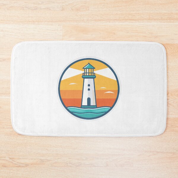 Item preview, Illustration of a modern lighthouse circle emblem logo designed and sold by rasagamastore.