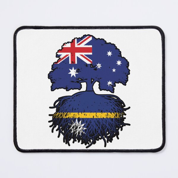 Item preview, Nauru Nauruan Australian Australia Tree Roots Flag designed and sold by FlagX.