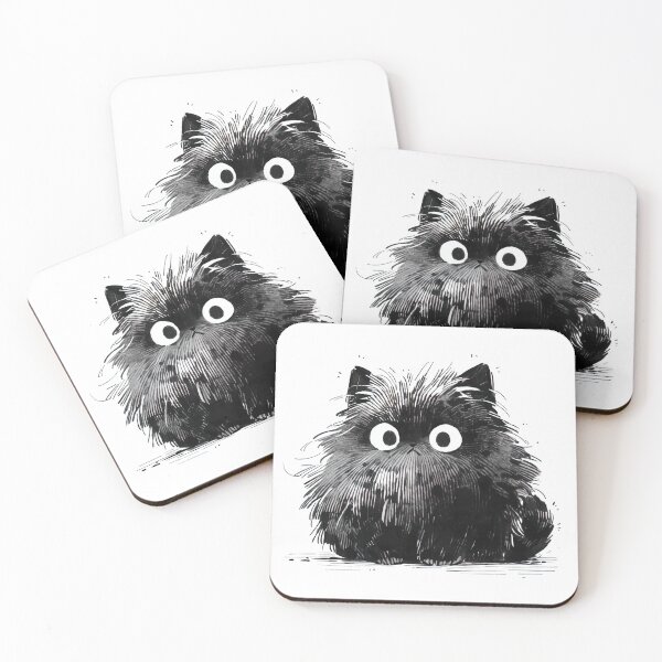 Item preview, Fluffy Tiny Cat designed and sold by BlackHoleShop.