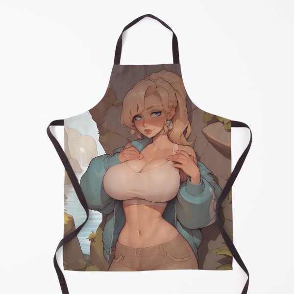 Item preview, Girl standing in front of a rock designed and sold by WaifuBrowser.