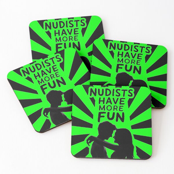 Item preview, Nudists Have More Fun - Unique Eye Catching - Green designed and sold by JLEmporium.