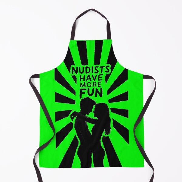 Item preview, Nudists Have More Fun - Unique Eye Catching - Green designed and sold by JLEmporium.