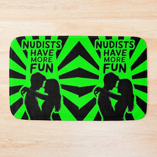 Item preview, Nudists Have More Fun - Unique Eye Catching - Green designed and sold by JLEmporium.