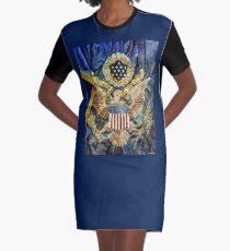 US Infantry Regimental Colors of the Great War Graphic T-Shirt Dress
