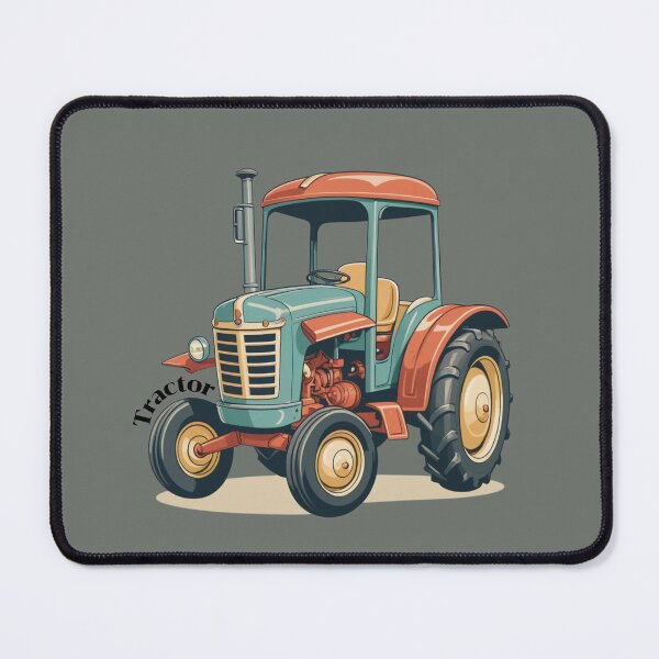 Item preview, Vintage Farmer Tractor Charm designed and sold by ZapStickers.