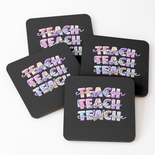 Item preview, Positive Affirmations – "Teach compassion teach kindness teach confidence" Design for T-Shirts, Mugs, Stickers & More designed and sold by artedigital99.