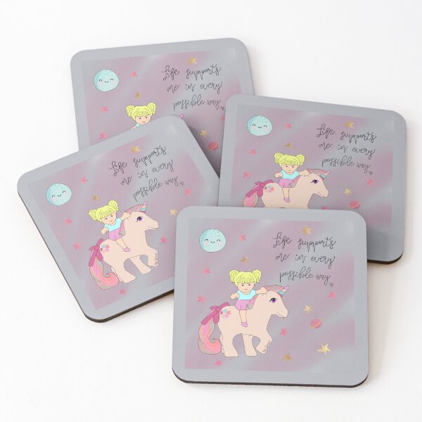 Item preview, Life supports me unicorn by Olga Schembri  designed and sold by Keddmia.