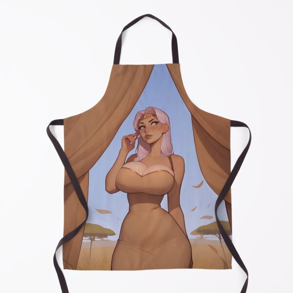 Item preview, Woman with Pink Hair in the Savannah designed and sold by WaifuBrowser.