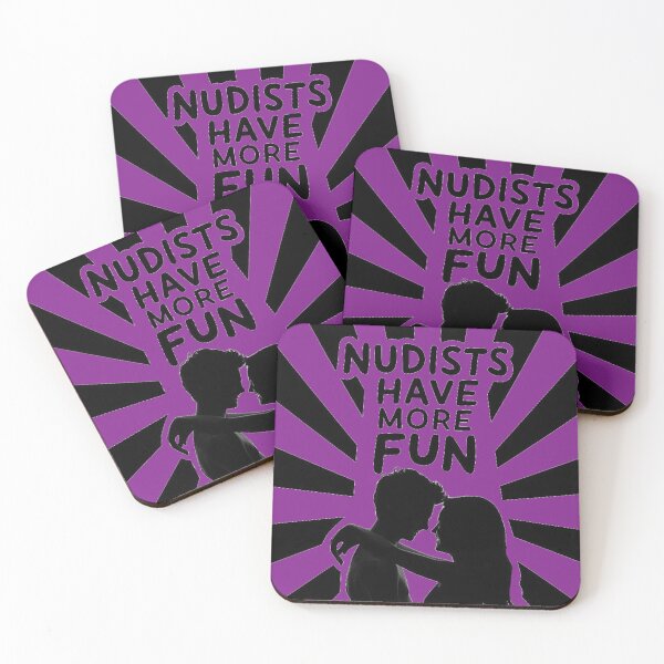 Item preview, Nudists Have More Fun - Unique Eye Catching - Purple designed and sold by JLEmporium.