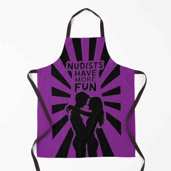 Item preview, Nudists Have More Fun - Unique Eye Catching - Purple designed and sold by JLEmporium.