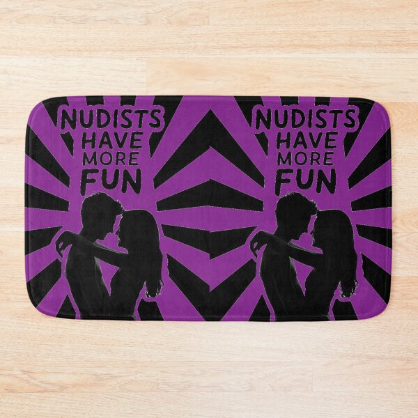 Item preview, Nudists Have More Fun - Unique Eye Catching - Purple designed and sold by JLEmporium.