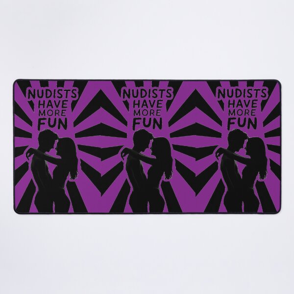 Item preview, Nudists Have More Fun - Unique Eye Catching - Purple designed and sold by JLEmporium.
