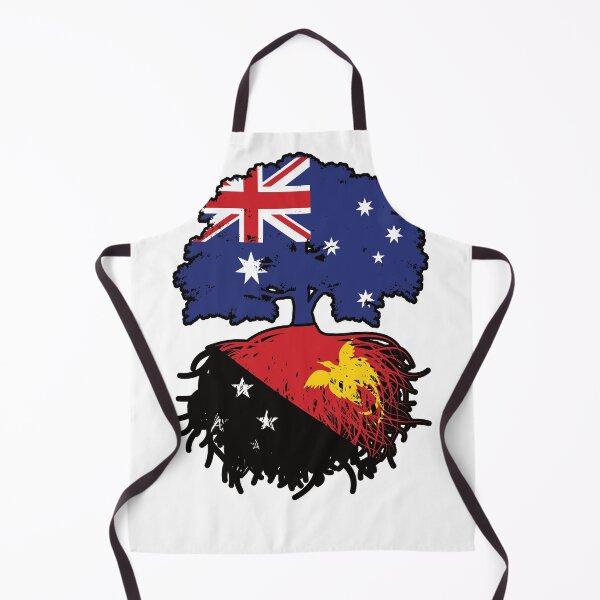 Item preview, Papua New Guinea Papuan Australian Australia Tree Roots Flag designed and sold by FlagX.