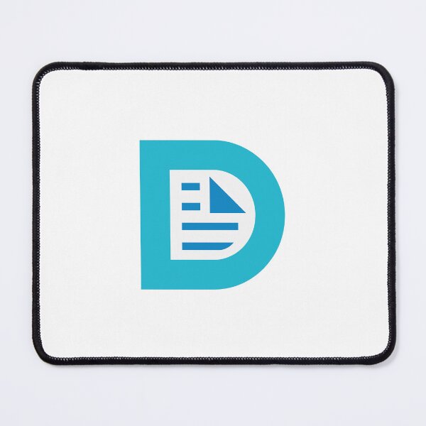 Item preview, A letter D logo combined with a paper document designed and sold by rasagamastore.