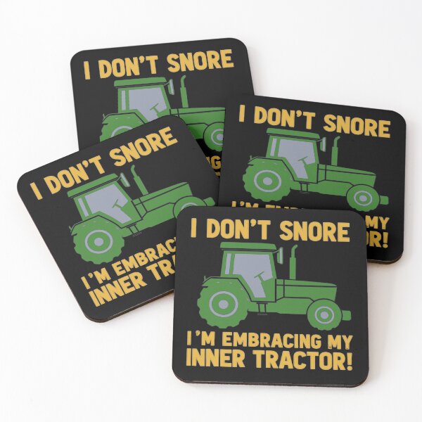 Item preview, I Don't Snore - Funny Minimalistic Tractor designed and sold by Kashear.