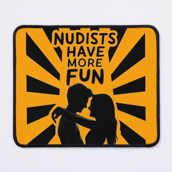 Item preview, Nudists Have More Fun - Unique Eye Catching - Orange designed and sold by JLEmporium.