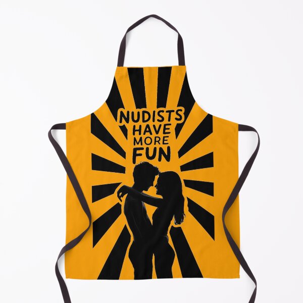 Item preview, Nudists Have More Fun - Unique Eye Catching - Orange designed and sold by JLEmporium.